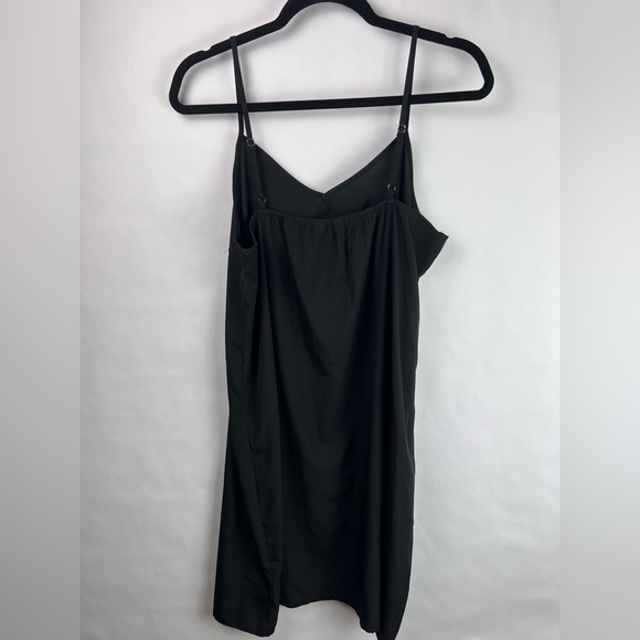 Time and Tru Black Slip Dress, Adjustable Straps, Polyester, Minimalist - Picture 5 of 9